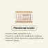 Mydło w kostce Dziegieć infografika: produkt w 100% biodegradowalny, papierowe opakowanie, naturalna formuła.